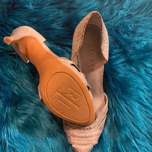 Snake design Ralph Lauren heels
